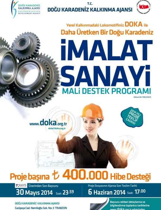 2014 Yılı İmalat Sanayi Mali Destek Programı