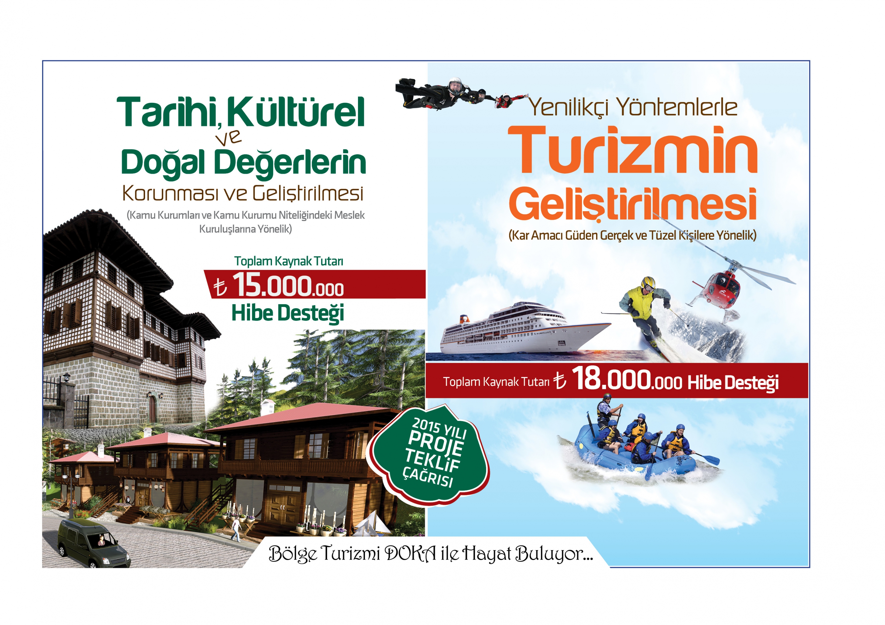 DOKA 33 Milyon TL’lik Hibe Çağrısına Çıktı