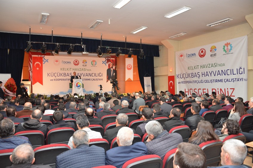 Kelkit Havzası’nda Küçükbaş Hayvancılığı ve Kooperatifçiliği Geliştirme Çalıştayı Başladı