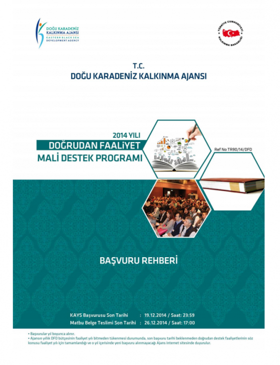 2014 Yılı Doğrudan Faaliyet Desteği Programı
