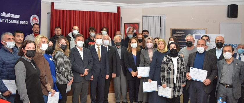 Coğrafi işaretli ürünlere yönelik eğitim programının Gümüşhane bölümü tamamlandı