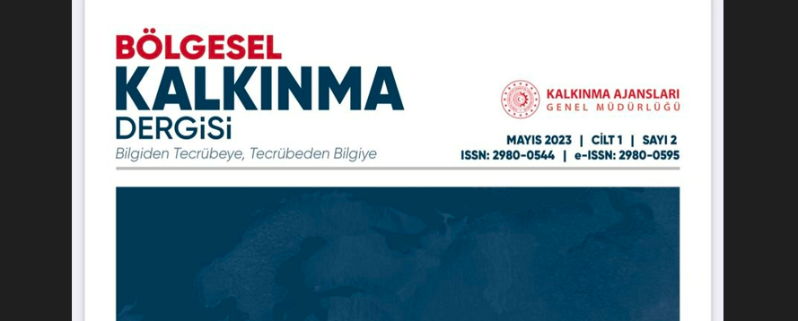 Bölgesel Kalkınma Dergisi'nin 2. Sayısı Yayımlandı